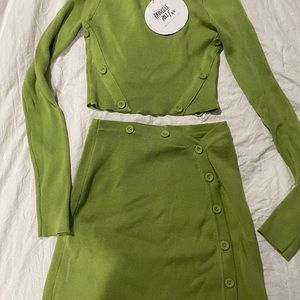 Princess polly the Mia set green.